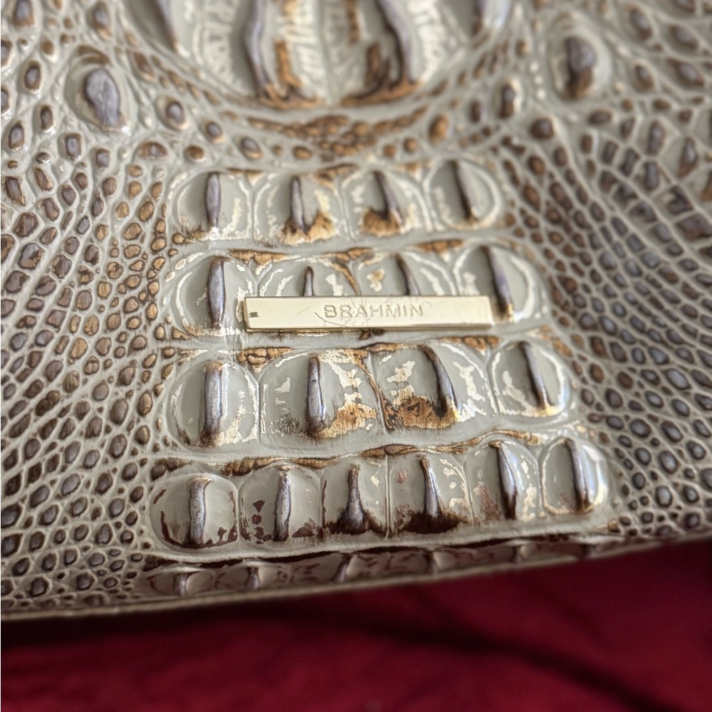 Brahmin Bailee Crocodile Embossed Tote - Picture 8 of 9